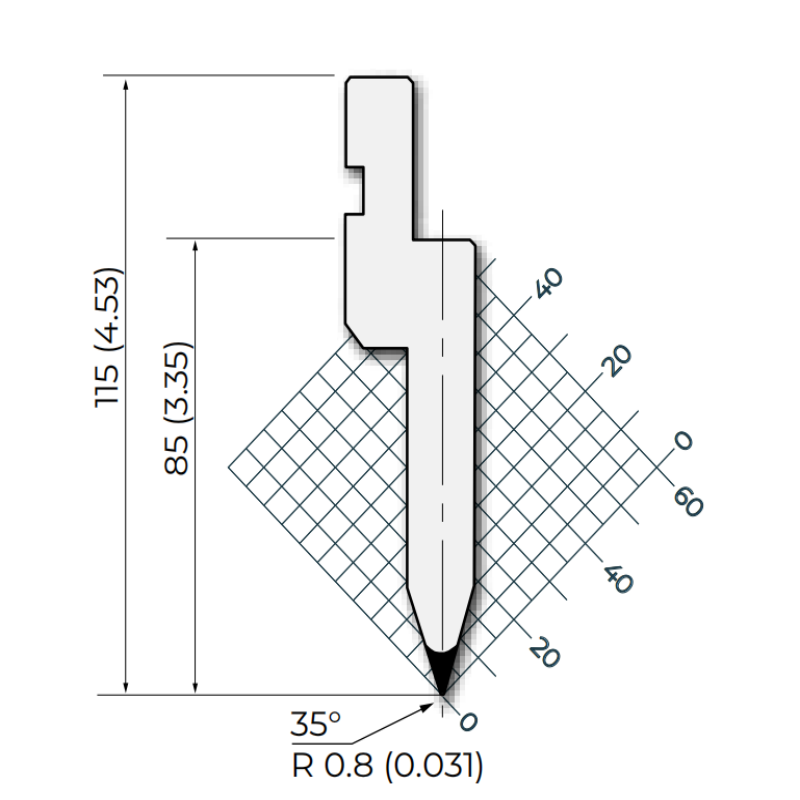 Amada style 35°R0.8